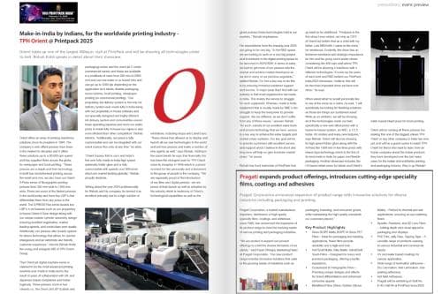 Make-in-India: TPH Orient at PrintPack 2025